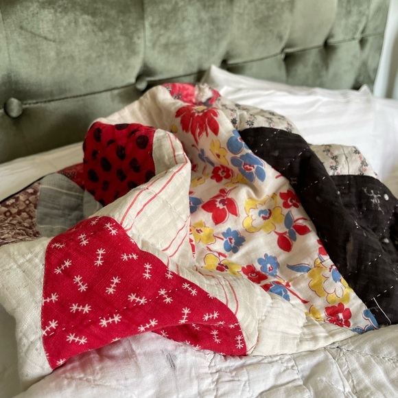 Handmade Patchwork Quilt Overcoat | patchwork quilt coat | hand made | vintage - Picture 2 of 7